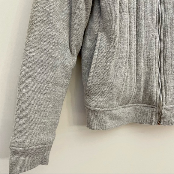 Liz Claiborne Gray Bomber Jacket Women’s Small - Picture 4 of 5